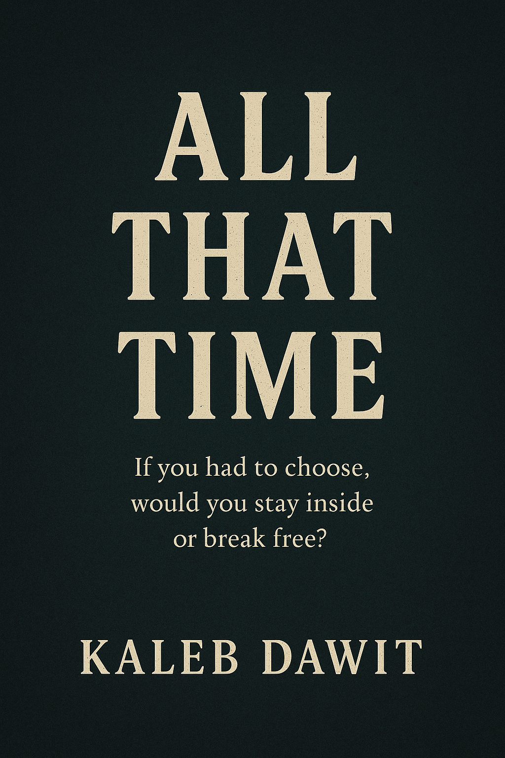 Book Cover: All That Time